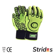 Strides HTR Premium Impact and Vibration Protection Safety Work Gloves 0527 size L