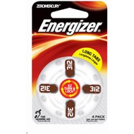 ENERGIZER® HEARING AID AZ312 BATTERIES