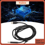 YUJINX 2.5mm to Type C Cable, Lossless Noiseless 4.9ft / 1.5m 2.5mm to USB C Sound Cord, With Mic Br