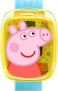 VTech Peppa Pig 學習手錶｜黃色款｜兒童智能早教手錶｜互動遊戲＋時間學習