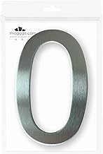 House Number - Heigth 3 Inch - Brushed Stainless Steel - Quality Stainless Steel 304 - Easy to Insta