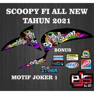 Scoopy all New 2021 Striping Stickers Joker 1