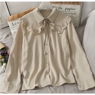 Saikato top/blouse softcream (Aileen)