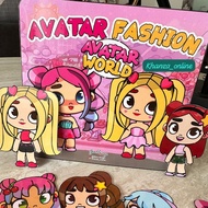 AVATAR FASHION WORLD QUIET BOOK PAPERDOLLS HOME CHILDREN'S TOYS DISASSEMBLY