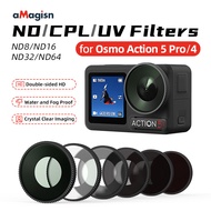 For DJI Osmo Action 5 Pro/4 Waterproof Filter ND Lens Accessory