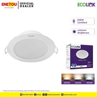 ECOLINK 10W LED DOWNLIGHT 190B LED8 D125 (830 | 840 | 865)