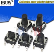 50PCS 6X6X4.3/5/6/7/7.3/9/10mm Tactile Push Button Switch Micro Switch 6*6* 4.3mm 5mm 6mm 7mm Power 