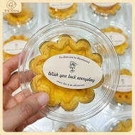 [Happiness ] 50pcs Ugly Tart Packaging Box Dessert Box Sunflower Egg Tart Box Flower Egg Tart Box Ca