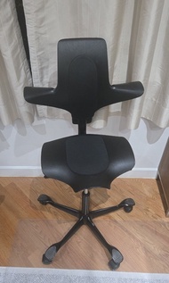 HAG Capisco 8010 - All Black Ergonomic Chair from Norway