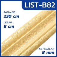 Lis Wallpaper Dinding 3D Timbul Wall Moulding List Wallpaper Tembok Kamar Aesthetic