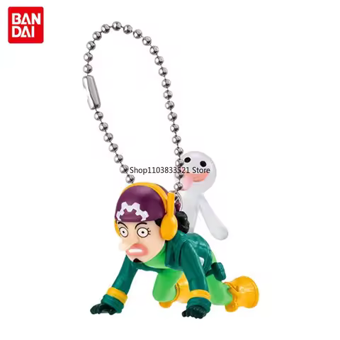 BANDAI ONE PIECE Gashapon Toys Luffy Usopp Jewelry Bonney Ghost Pessimistic Action Figures Capsule M