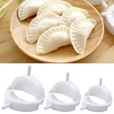 3pcs Dumpling Maker Dumpling Tool Dough Press Dumpling Mold Meat Pie Cutter for Ravioli Calzones Emp