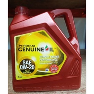 GENUINE ENGINE OIL PERODUA FULLY SYNTHETIC SAE 0W-20 ( 3.5L ) ENGINE OIL PERODUA