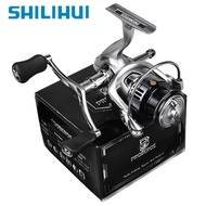 Reel Spinning Double Handle with Extra Balance Bar Metal Spool 1500 2500 Series Left Right Handle Inter-changeable Fishing Reel Pancing Tackle