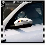 Skoda Code Acrylic Mingruixin Sharp Speedy Speedy Speedy Shining Mirror Rearview Mirror Sticker Decoration Modified Waterproof