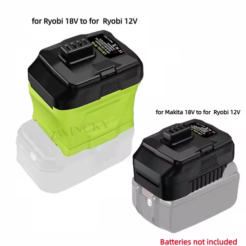 DIY Battery Adapter Converter for Makita/Ryobi 18V Li-ion Batteries to for Ryobi 12V Li-ion Batterie