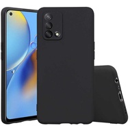 Oppo A74 A95 Case Softcase Black Matte Camera Protection Case Casing Oppo A74 A95