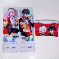 PPPH KFC x Honkai Star Rail Collab Ticket and Paper Bucket