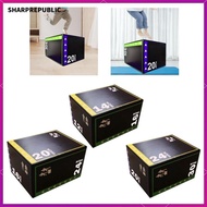 [Sharprepublic] Plyometric Jump Box Plyometric Box Portable Jumping Agility Box Training Tool Versat