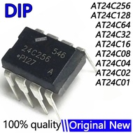 5PCS AT24C256 24C256 AT24C256N AT24C01 AT24C02 AT24C04 AT24C08 AT24C16 AT24C32 AT24C64 AT24C128 24C0