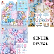/gender reveal balloon / party balloon / theme balloon reveal gender balloon