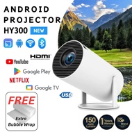 Smart Projector HY300 wireless 4K HD WiFi Smart LCD LED Portable Mini Android Projector For Home & O