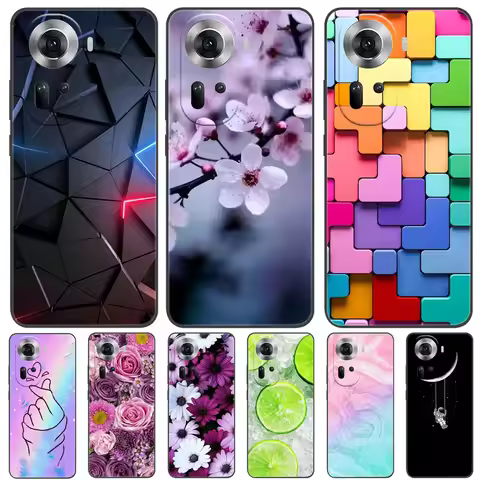For OPPO Reno11 5G Case for OPPO Reno11 F Funda Global Soft Silicone Phone Case For OPPO Reno 11 Pro