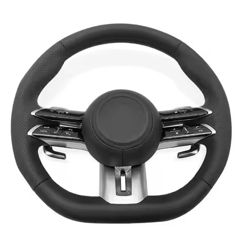 Car Steering Wheel for Mercedes Benz AMG CLA GLC GLB GLS GLE W118 W204 W205 W212 W213 W221 W222 E63 