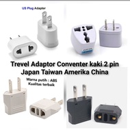 Taiwan Japan US Plug Adapter Over Plug / Power Adapter China and UK Plug to US Plug SOCKET / Over ch