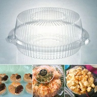 50PCS OP-L6 Bekas Makanan 6"inch OPS Bakery Disposable Plastic Clear Food Container Box Cake Kuih Packaging OPS-C38