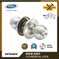 St Guchi Door Lock SGCD4300 Cylindrical Door Lock Set Door Knob Lock Tombol Pintu Rumah Depan Lock P