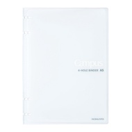 [KOKUYO] Campus 2x2 Thin 4-Hole Binder (GB) A5-Transparent TAAZE Reading Book Life Online Bookstore