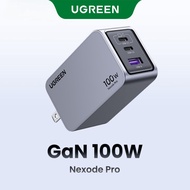 【Nexode Pro】UGREEN GaN 100W Fast Charger Foldable Adapter อะแดปเตอร์ for MacBook iPad iPhone 15 14  