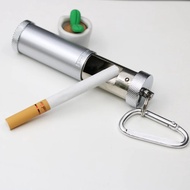 【Hot ticket】 Portable Ashtray Pocket Ashtray Mini Outdoor Key Chain Ashtray Metal Pocket Metal Portable Ash Tray