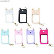 HSV Lightweight Sanitizing Bottle Silicone Sleeve Case Multi Color Avaliable Key Chain Holder For Hi