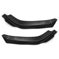 ☁ ⭐ Honda CITY Matte Black Car Front Bumper Lip Double Chin Splitter Diffuser Body Kit