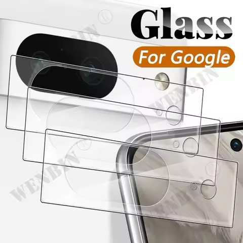 5 Pcs 3D Camera Lens Protector Glass For Google Pixel 9 8 Pro 8A 7 6 Pro 7A 6A 9 Pro Full Cover Prot