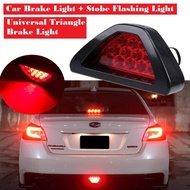 Car LED Brake Light Stobe Flashing Third Break LED Light Rear Bumper Warning Light Motorcycle LED Wa