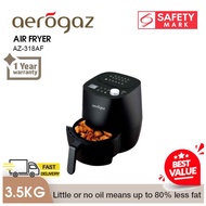 Aerogaz Premium Digital Airfryer 3L, LED Touch Digital Screen AZ 318AF