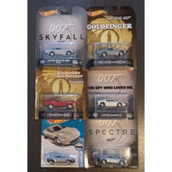 Hot Wheels James bond 007 Aston Martin Lotus Mustang Skyfall Spectre Goldfinger No Time to Die