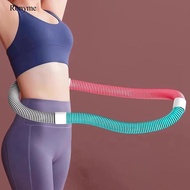 Ronyme Weighted Fitness Hoop Workout Accessories Portable Entertainment Foldable Abdomen Fitness Equ
