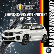 BMW X5 G05 WIPER 2018-PRESENT 26"+20" MADE IN BELGIUM Front Rear Wiper Blades SHENZO Wiper Blades