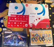 Bandai Aime 空卡 頭文字D maimai 中二chunithm 音擊ongeki 灣岸 街機