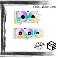CORSAIR ICUE ELITE CAPELLIX SERIES RGB AIO LIQUID COOLER - WHITE ( H100I / H150I )