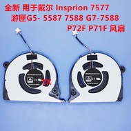 Cpu Cooling Fan For DELL Inspiron 15-7577 7588 G7-7588 G5-5587 G7-7580 Vostro 15-7580 P71F 7570 P72F 2JJCP FJQS DC5V 0.5A FJQT