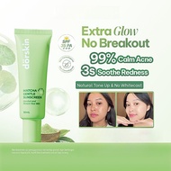 MINJIE x Dorskin SPF 35 PA +++ Matcha Gentle Tone Up Sunscreen 30ml - Sensitive Acne Skin