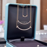 全新爆款Tiffany蒂芙尼微笑項鍊，玫瑰金色，鑰匙系列，S
