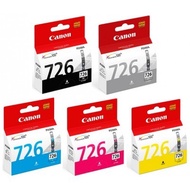 CANON Ink Cartridge PGI-725 PGI 725 CLI-726 CLI 726 Black Grey Cyan Magenta Yellow