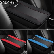 Car Console Pad  Auto Styling Armrest Cushion Cover Carbon Fiber Leather For Chery Tiggo QQ 2 2Pro 4