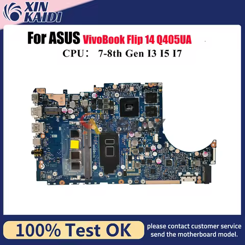 TP410UF Laptop Motherboard For ASUS TP410URR TP410UQ VivoBook TP410UR TP410U Q405UA Flip TP410UAR 14